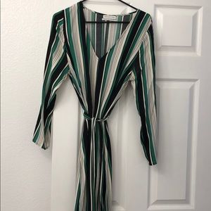 Stripped maxi dress
